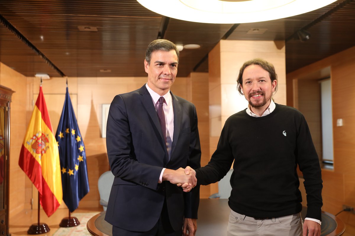 Pedro Sánchez y Pablo Iglesias