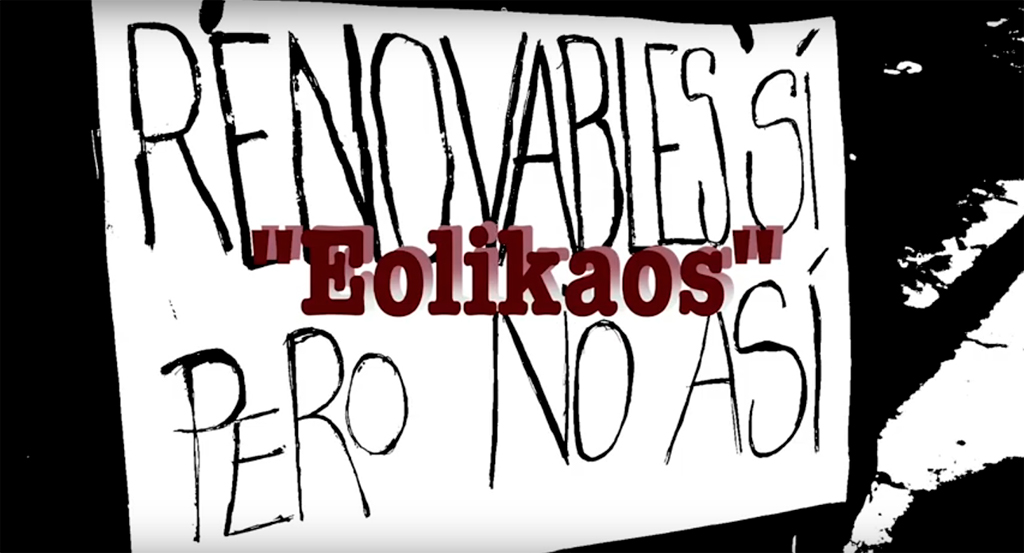 Fotograma del videoclip de la Plataforma en Defensa del Territorio de Cinco Villas