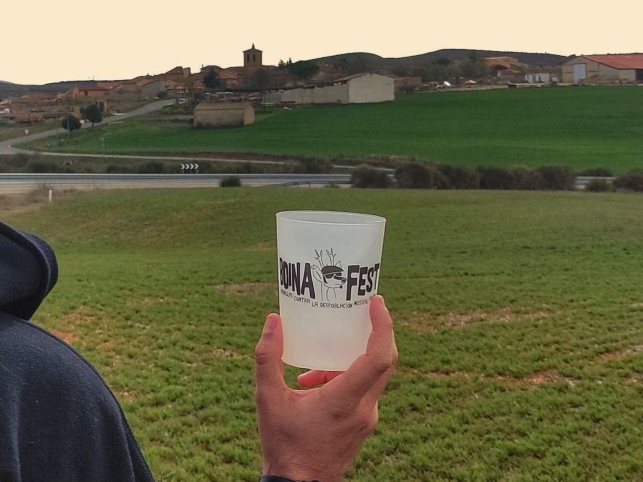 Vaso reutilizable del Boina Fest