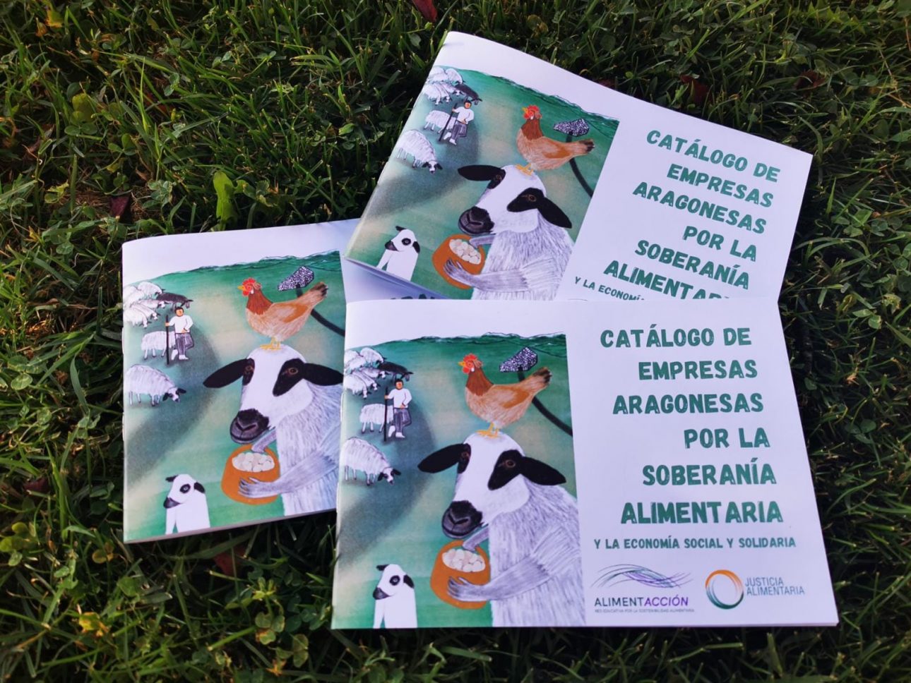 Catálogo empresas aragonesas por la soberanía alimentaria en la hierba