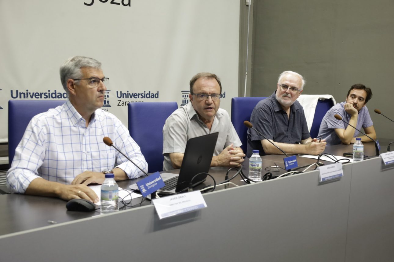 El director general de Política Lingüística del Gobierno de Aragón, José Ignacio López Susín ha presentado el proyecto.