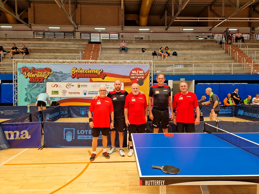 Representación aragonesa en el Campeonato español de Selecciones Territoriales de veteranos