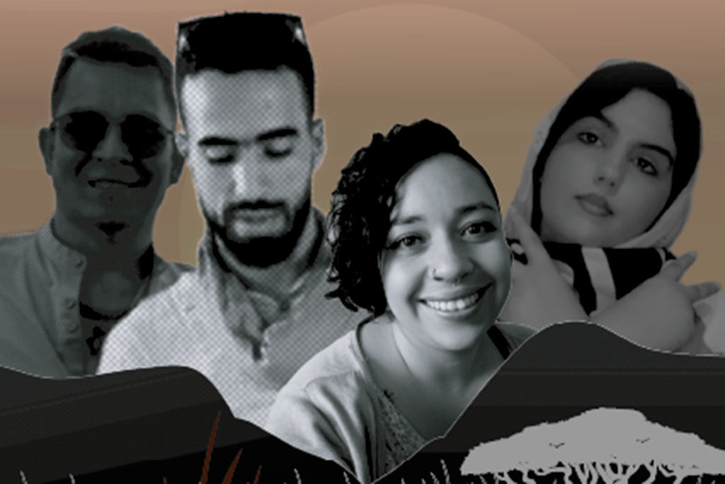 Activistas del programa Aragón Protege que participan en Artieda