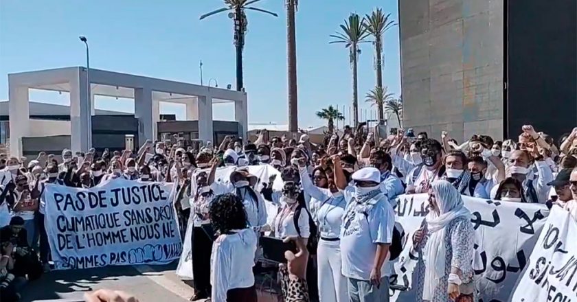 Protestas a las puertas de la COP27