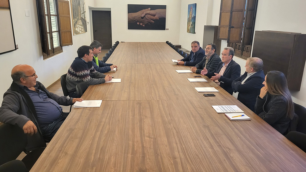 Reunión sobre el incendio del Moncayo