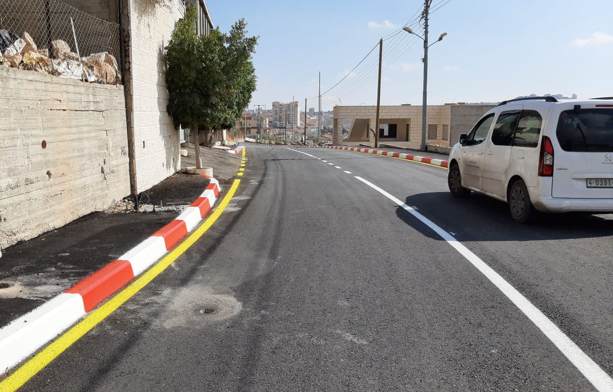 carretera en Palestina