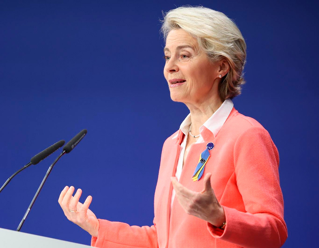 Ursula von der Leyen, presidenta de la Comisión Europea