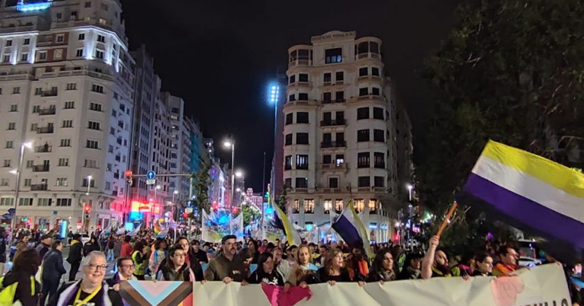 Manifestacion contra las enmiendas del PSOE del pasado 22 de noviembre