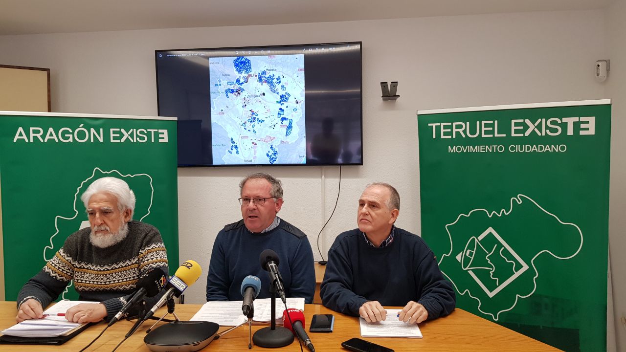 Rueba de prensa de teruel existe sobre proyectos de renovables