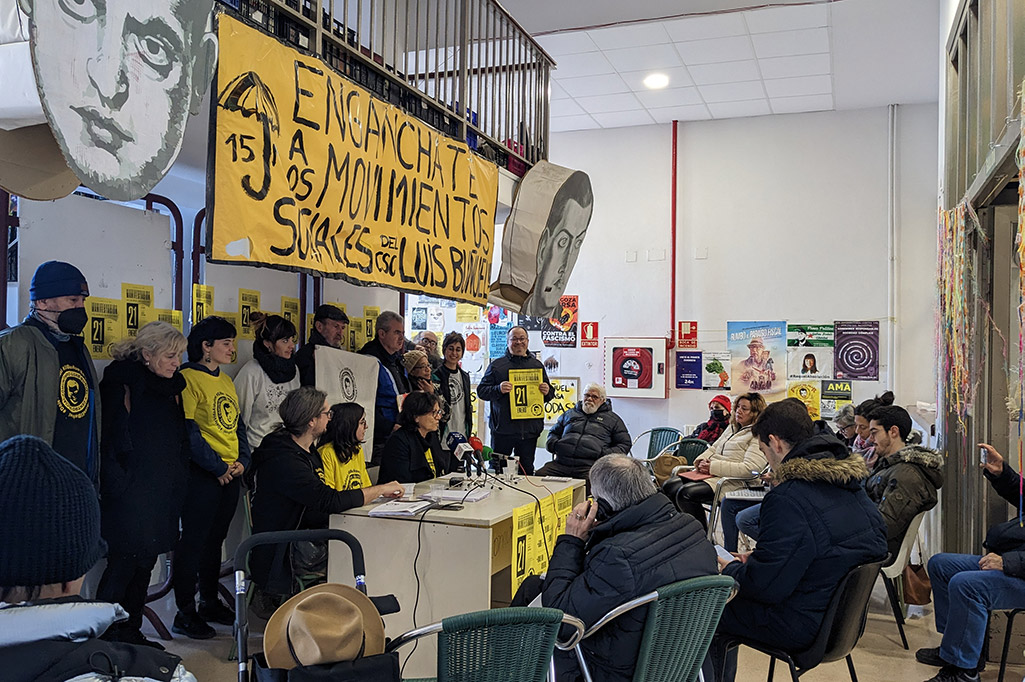 Rueda de prensa en el CSC Luis Buñuel