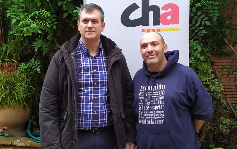 Joaquín Palacin y José Miguel Ferrer de Binéfar | Foto: CHA.