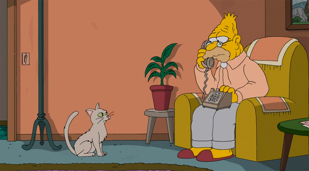 Abraham, el abuelo de los Simpson