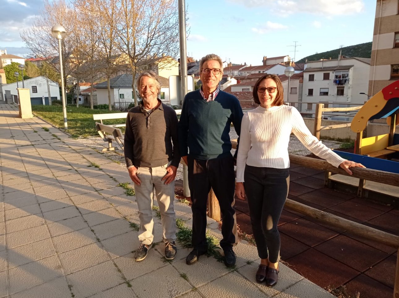 Agustín Montero García-Celay, Javier Sadornil y Isabel Grasa Alastrué | Foto: Cambiar Sabiñánigo.