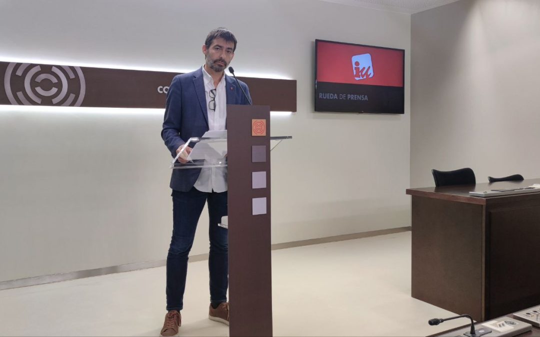 IU reclama a Jorge Azcón “que cumpla los compromisos adquiridos y mejore las condiciones de las residencias”