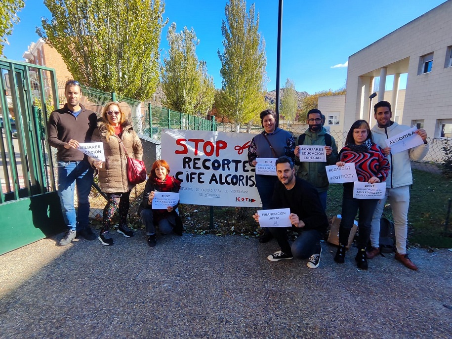 CGT denuncia recortes en el Centro de Formación para el Profesorado de Alcorisa