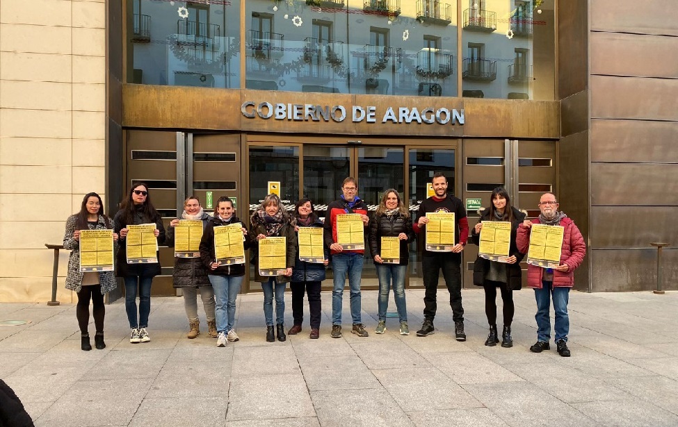 El sector de Reforma y Protección de Menores continúa su lucha “por un convenio laboral aragonés”