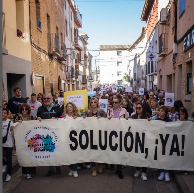 CHA reclama “una solución urgente a las demandas de mejora” del IES Conde de Aranda de Alagón