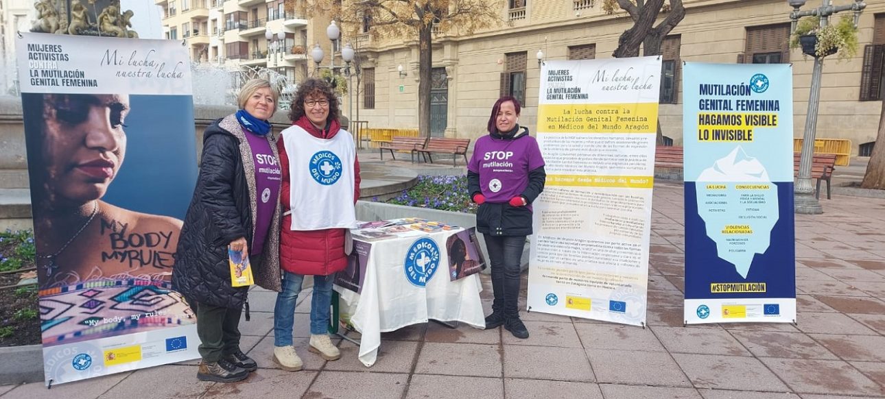 Médicos del Mundo Aragón apuesta “por hacer visible lo invisible para combatir la mutilación genital femenina”
