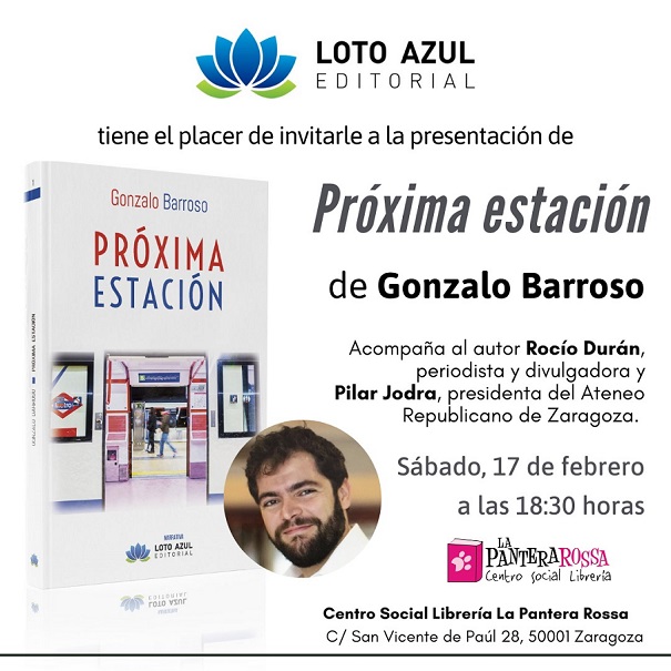 Gonzalo Barroso presenta 'Próxima estación' en La Pantera Rossa de Zaragoza