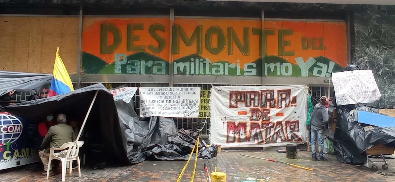 Colombia, parar de matar: ¡Desmonte del paramiltarismo ya!
