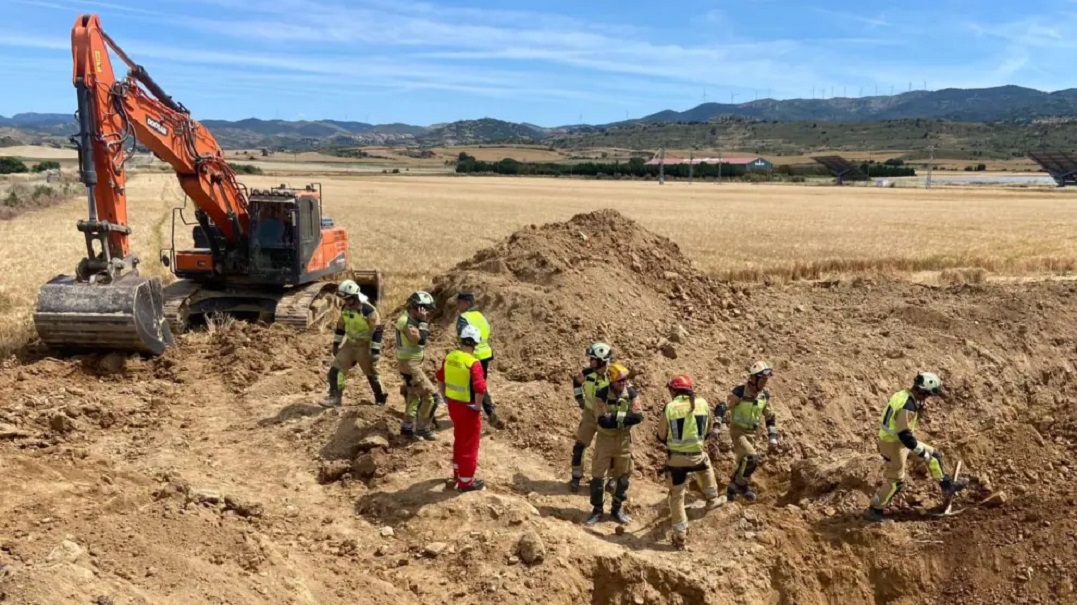 Un trabajador muere en Sos sepultado por un desprendimiento de tierras