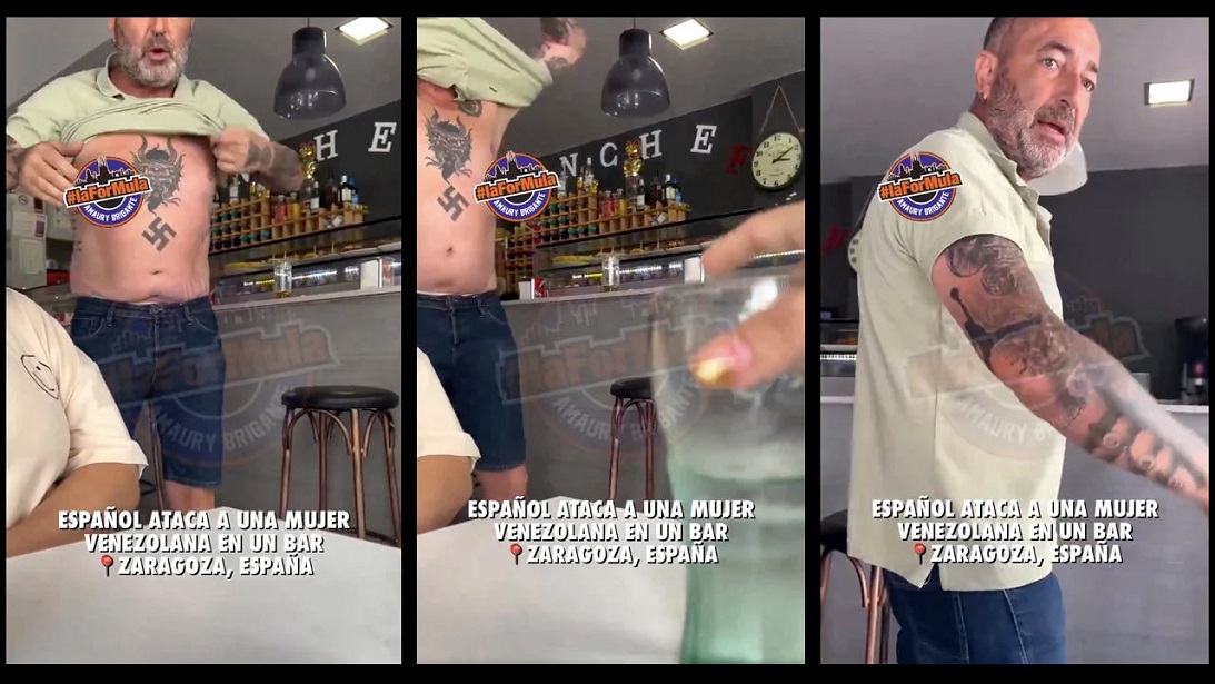 Agresión nazi a una chica en las Delicias Zaragoza El Pirri LFN Ligallo Fondo Norte