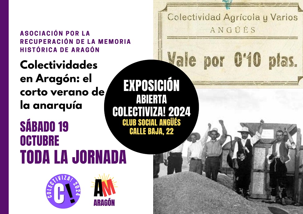 Vuelve el Foro Social Colectiviza!: “Un punto de encuentro entre militantes de movimientos y frentes sociales” de Aragón