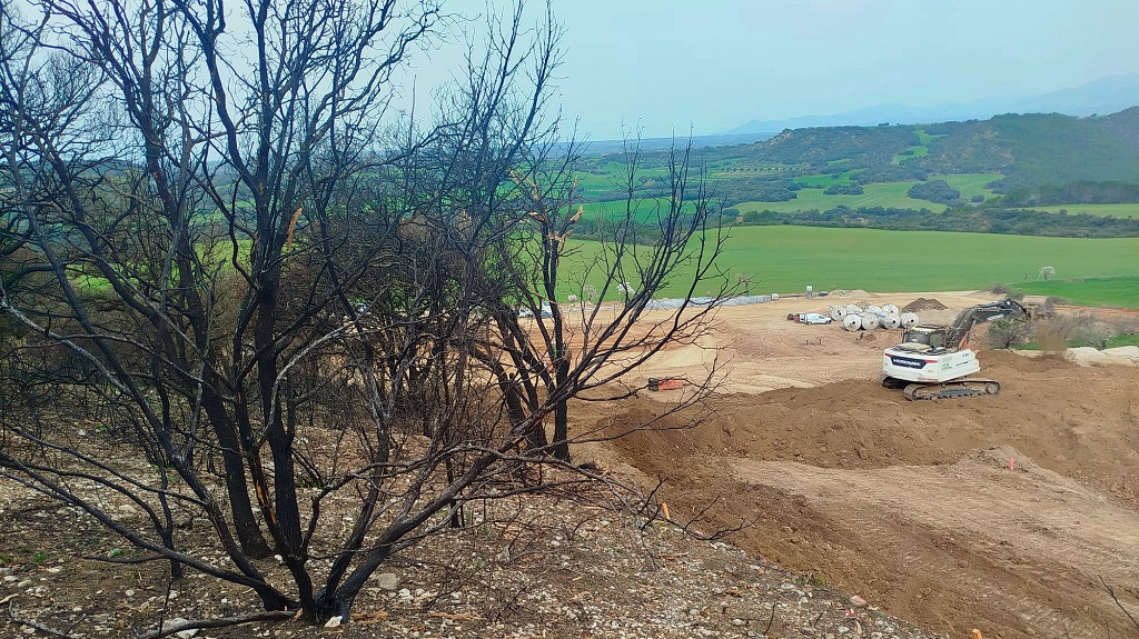 Ampliación granja porcina Mazana Agropecuaria del Isábena terrenos incendio Abiego Somontano de Balbastro Aragón Ecologistas en Acción-Cinca