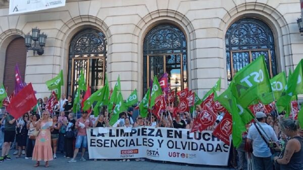 La huelga de limpieza en Zaragoza continúa con éxito y fuerza “una vía ...