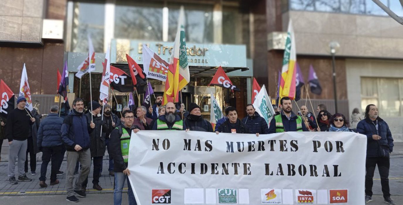 Concentración de CGT, CUT. IA, ISTA y SOA frente a Inspección de Trabajo.