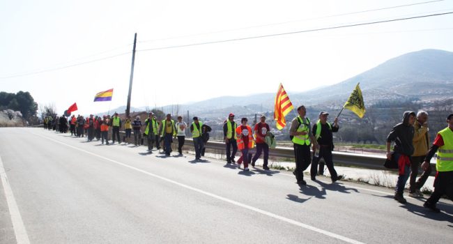 Foto: Marchas por la Dignidad en Aragón.