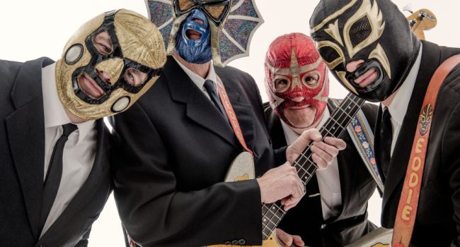 Los Straitjackets, banda de surf rock instrumental originaria de Nashville, estarán el 22 de junio en la sala zaragozana.