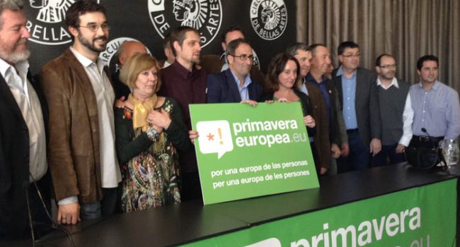 Las y los candidatos de Primavera Europea.