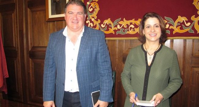 emma buj La alcaldesa presentó este miércoles los avances en el PGOU junto al departamento técnico.