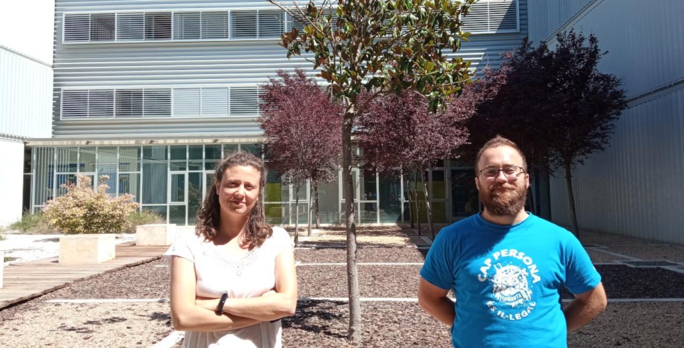 Nunilo Cremades y Pablo Gracia, equipo experto en bioquímica para la investigación del Instituto de Biocomputación y Física de Sistemas Complejos (BIFI).