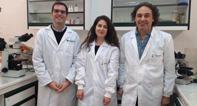 Víctor López, Paula Jurado y Jesús Arenas | Foto: Unizar