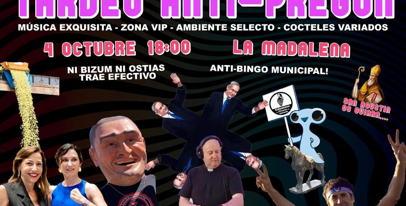Cartel del anti-pregón de Radio Topo.