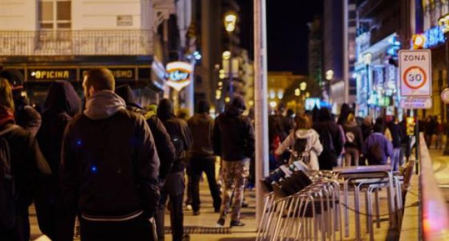 Protesta contra la Operación Pandora en Zaragoza. Foto: CGT