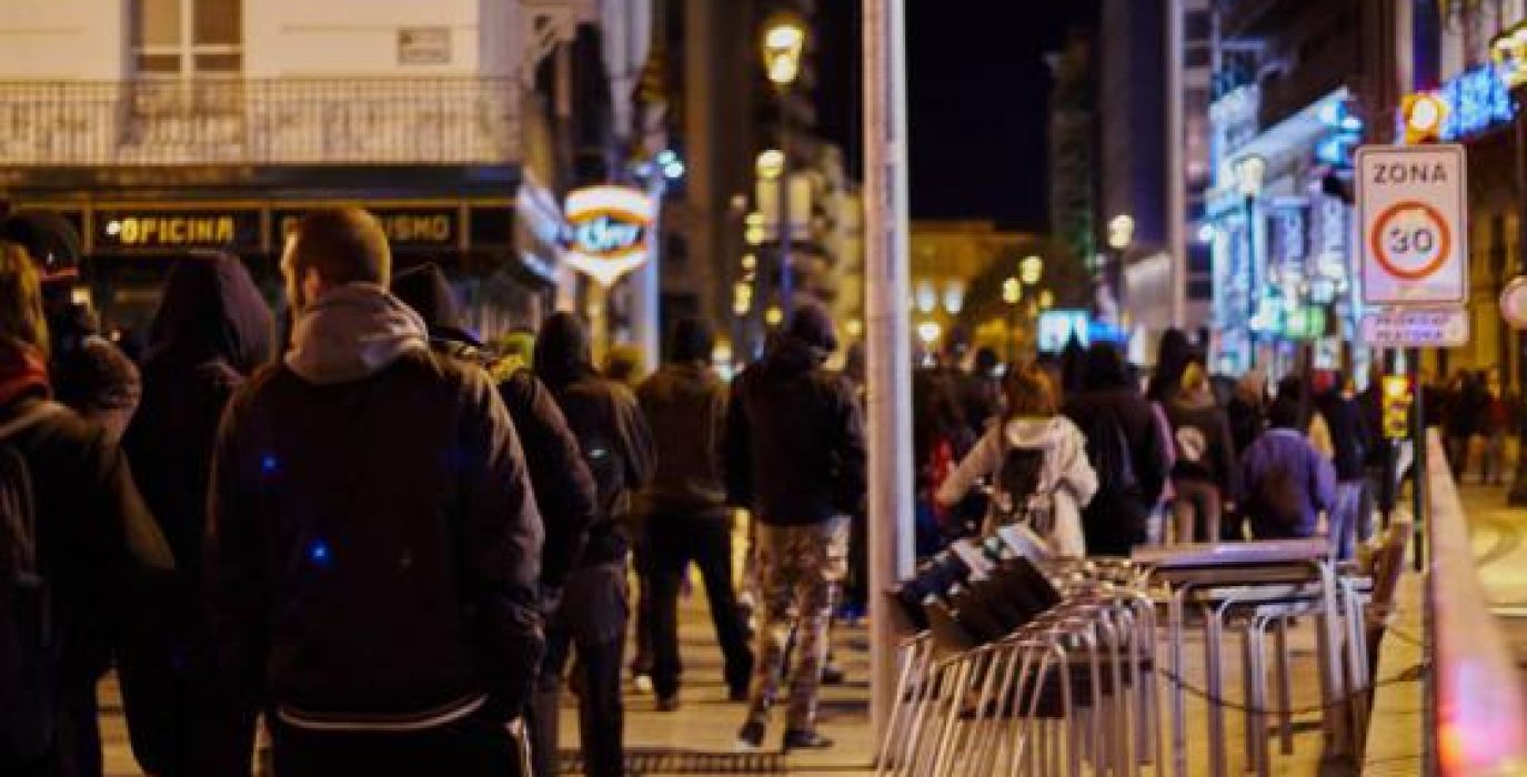 Protesta contra la Operación Pandora en Zaragoza. Foto: CGT