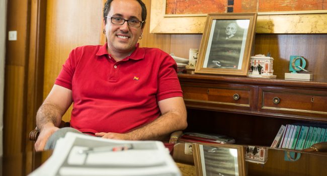 Alberto Cubero. Foto: Pablo Ibáñez (AraInfo).