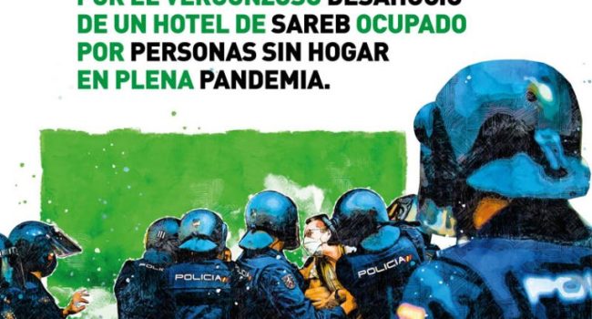 Cartel de la convocatoria de este martes.