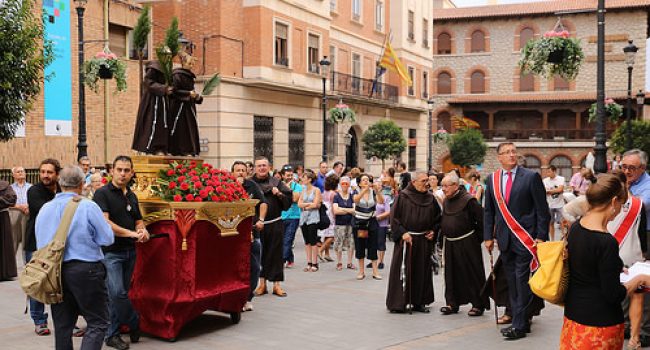 Procesión de los Mártires en Teruel.