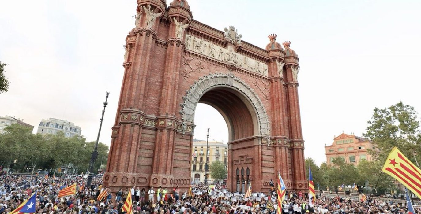 Manifestación en Barcelona. Foto: ANC