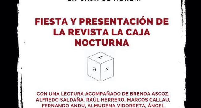 Fragmento del cartel de presentación.