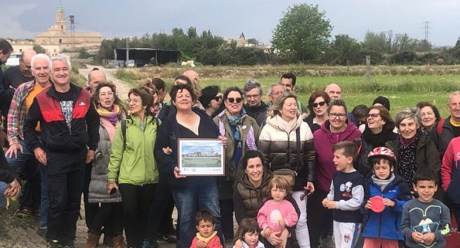 La Plataforma en defensa de la huerta de Zaragoza rinde homenaje a dos de los últimos hortelanos de La Cartuja Baja
