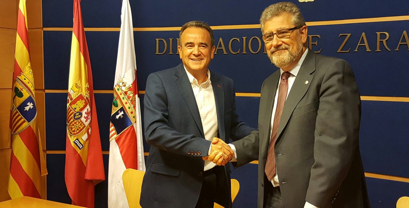 Juan Antonio Sánchez Quero y José Antonio Mayoral en la presentación de la Cátedra.