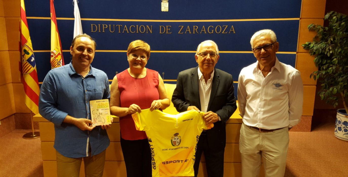 Presentación de la XXXIV edición de la Vuelta al Baixo Aragón. Foto: Diputación de Zaragoza.