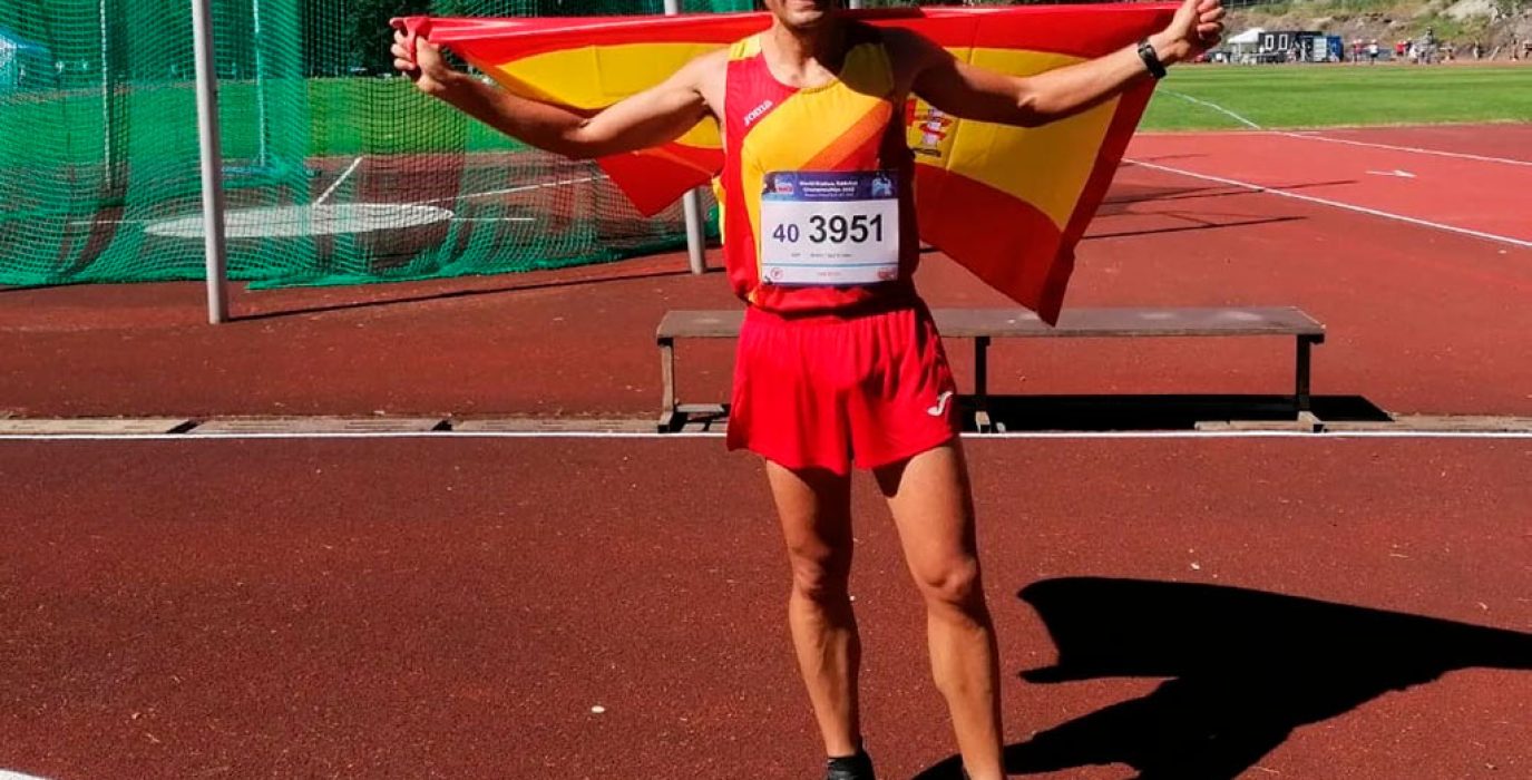 David Traid subcampeon del mundo 5000m marcha M40