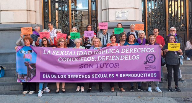 Concentración de la Coordinadora de Organizaciones Feministas este 28 de septiembre en Zaragoza por el Día de los Derechos Sexuales y Reproductivos y de la Interrupción del Embarazo