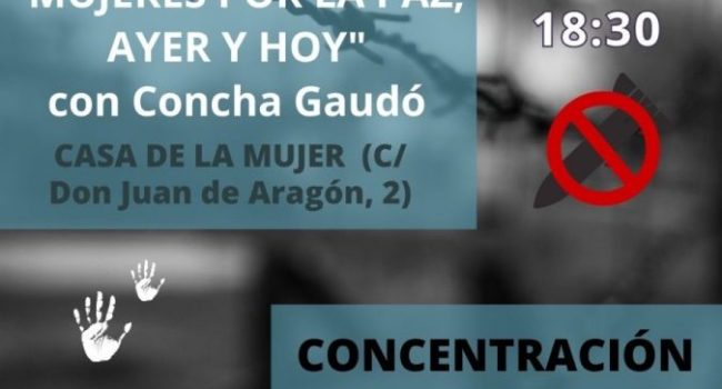 Cartel de los actos de la COF en Zaragoza.